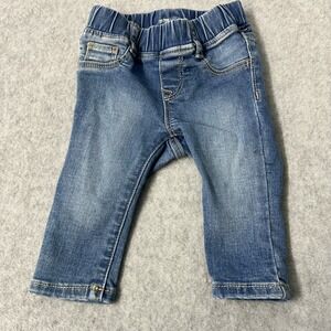 Gap Denim Baby Jean Leggings My First Jegging Pants Bottoms Sz 3-6 Months